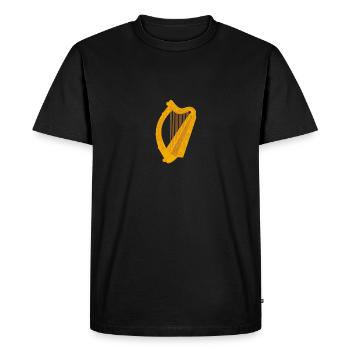 Ireland irish harp - T-shirt Premium bio Homme - noir - Devant - Nico (187cm)