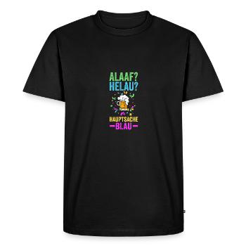Carnival Costume Beer Drinking Carnival Carnival - Men's Premium Organic T-Shirt - black - Front - Nico (187cm)