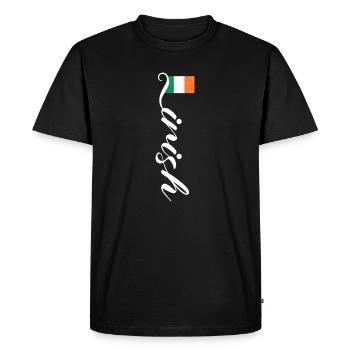 Ireland - Men's Premium Organic T-Shirt - black - Front - Nico (187cm)