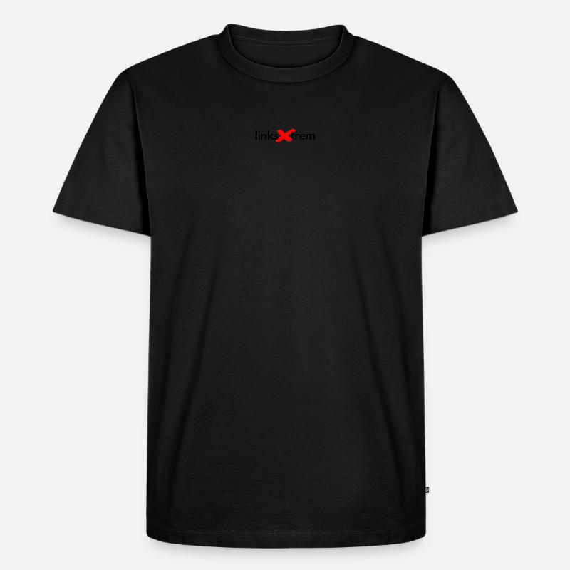 linksXtrem ("linksextrem") - Männer Premium Bio T-Shirt - Schwarz