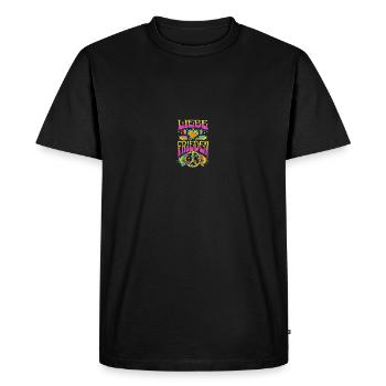Costume de musique du Festival du Mouvement Hippie - T-shirt Premium bio Homme - noir - Devant - Nico (187cm)