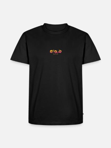 Saint Lucia Hibiscus Souvenir Vacation - Men's Premium Organic T-Shirt - black