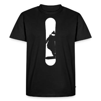 Snowboard - (16) - T-shirt Premium bio Homme - noir - Devant - Nico (187cm)