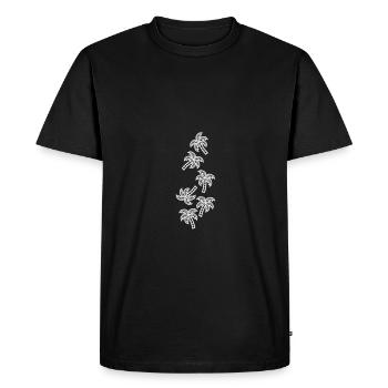 Palm Tree Holidays - Men's Premium Organic T-Shirt - black - Front - Nico (187cm)