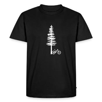 VTT VTT Downhill Enduro Vélo Vélo Arbre - T-shirt Premium bio Homme - noir - Devant - Nico (187cm)