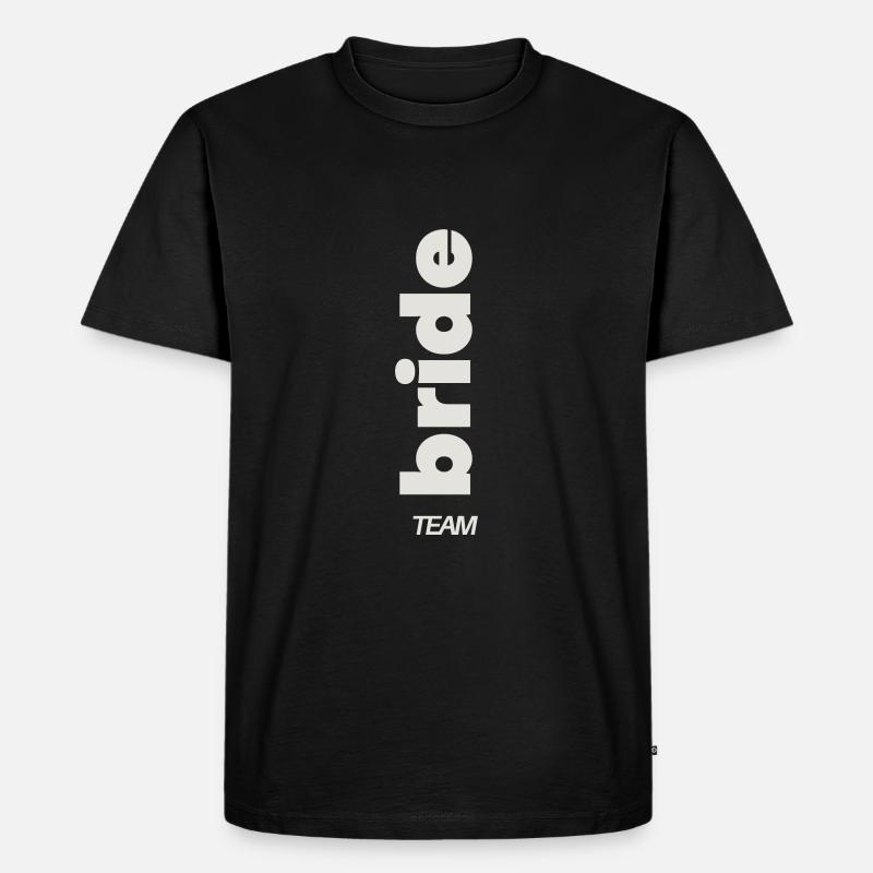 Mariée d’équipe - T-shirt Premium bio Homme - noir