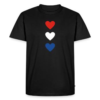 Love Netherlands Holland - Men's Premium Organic T-Shirt - black - Front - Nico (187cm)