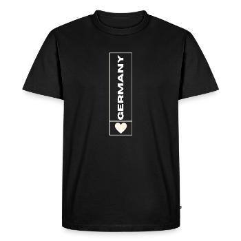 Allemagne - T-shirt Premium bio Homme - noir - Devant - Nico (187cm)