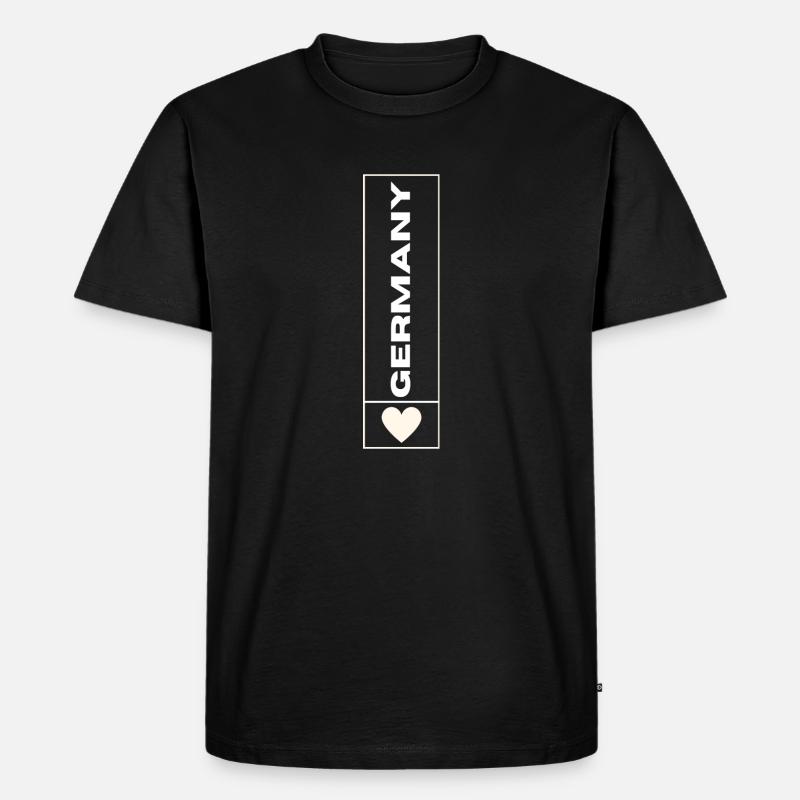 Germany - Männer Premium Bio T-Shirt - Schwarz