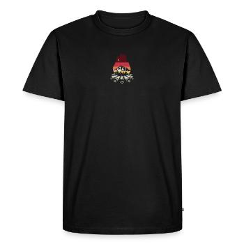 Campfire Sunset Pines - Men's Premium Organic T-Shirt - black - Front - Nico (187cm)