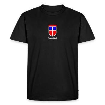 Sarrelibre! - Männer Premium Bio T-Shirt - Schwarz - Vorne - Nico (187cm)