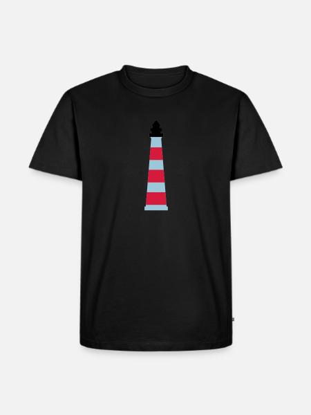 Lighthouse - Men's Premium Organic T-Shirt - black