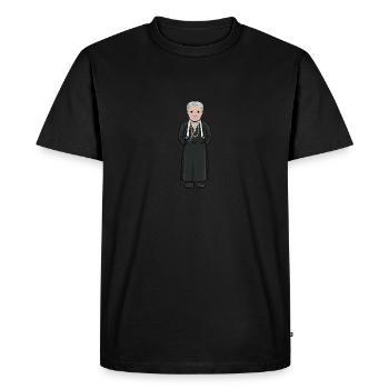 Selma Lagerlöf - T-shirt Premium bio Homme - noir - Devant - Nico (187cm)