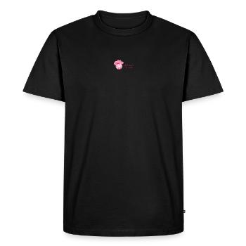 Allons-y les filles | Cow-boy - T-shirt Premium bio Homme - noir - Devant - Nico (187cm)
