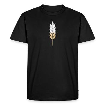blé - T-shirt Premium bio Homme - noir - Devant - Nico (187cm)