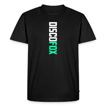 I love Discofox - Men's Premium Organic T-Shirt - black - Front - Nico (187cm)