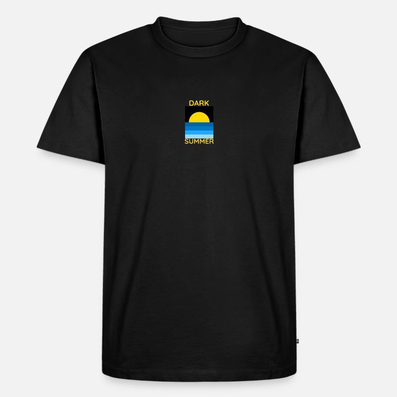 Dark Summer - Männer Premium Bio T-Shirt - Schwarz