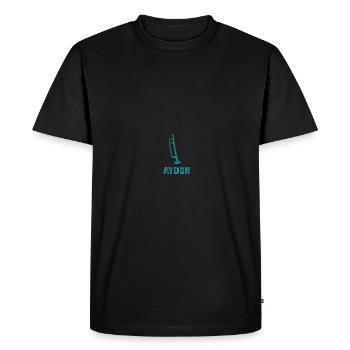 Gift for Ayden - Men's Premium Organic T-Shirt - black - Front - Nico (187cm)