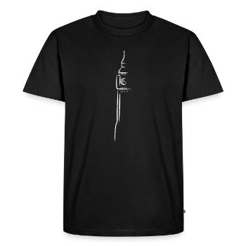 Big Ben London Elizabeth Tower - T-shirt Premium bio Homme - noir - Devant - Nico (187cm)