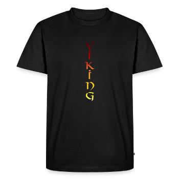 Vikings | Nordmann | Scandinavie | Guerrier - T-shirt Premium bio Homme - noir - Devant - Nico (187cm)