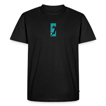 Glace sur le Style Popsicle Pop Art I - T-shirt Premium bio Homme - noir - Devant - Nico (187cm)