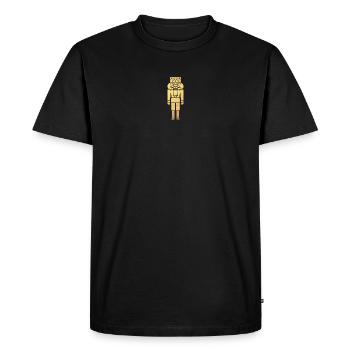 Casse-Noisette Or Noël Deluxe Noël - T-shirt Premium bio Homme - noir - Devant - Nico (187cm)