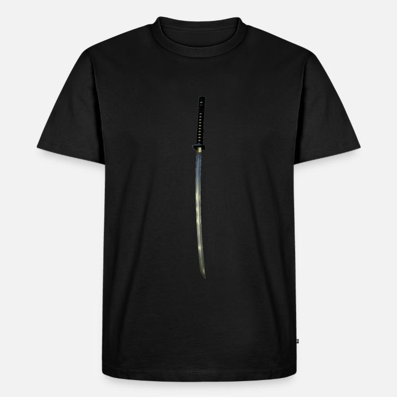 Samurai Katana - Männer Premium Bio T-Shirt - undefined