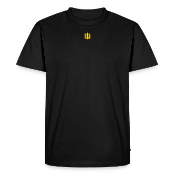 Trident Ukraine trident ukrainien - T-shirt Premium bio Homme - noir - Devant - Nico (187cm)
