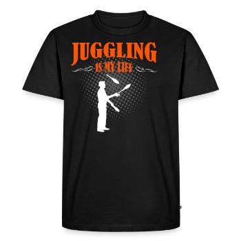 Juggling Is My Life - T-shirt Premium bio Homme - noir - Devant - Nico (187cm)