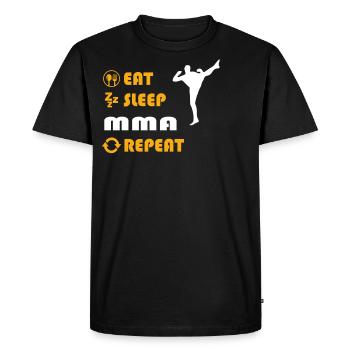 Mma - present for men and women - Men's Premium Organic T-Shirt - black - Front - Nico (187cm)