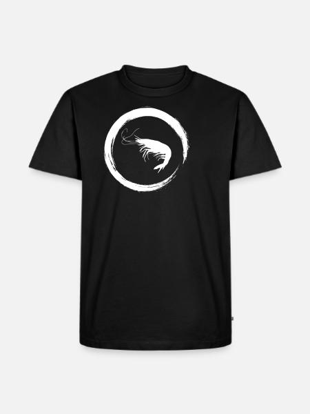 shrimp - Men's Premium Organic T-Shirt - black