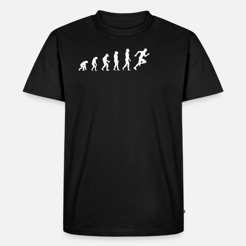 évolution du sprint - T-shirt Premium bio Homme - noir