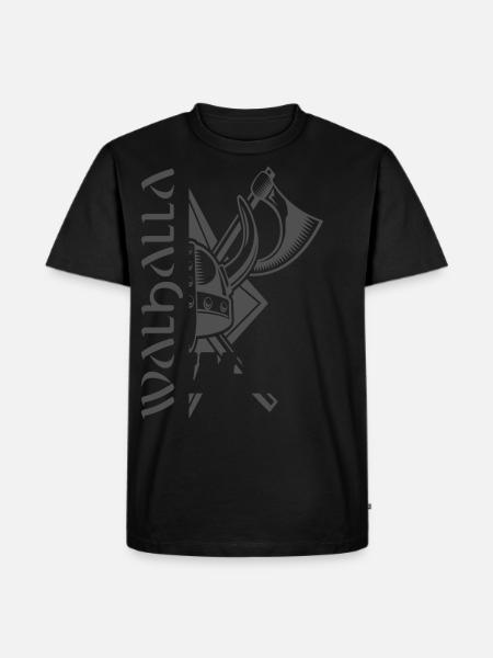 Valhalla Viking Vikings Bjoern Eisenseite - Männer Premium Bio T-Shirt - Schwarz