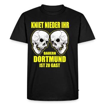 Dortmund football south grandstand fan gifts - Men's Premium Organic T-Shirt - black - Front - Nico (187cm)