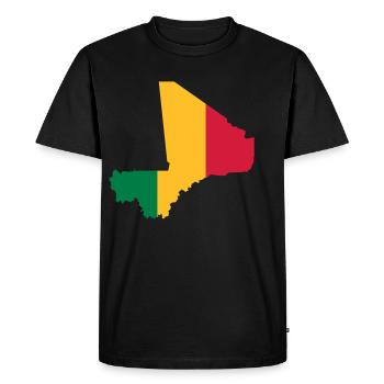 Mali - Men's Premium Organic T-Shirt - black - Front - Nico (187cm)