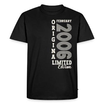 February 2006 17th birthday gift man - Men's Premium Organic T-Shirt - black - Front - Nico (187cm)