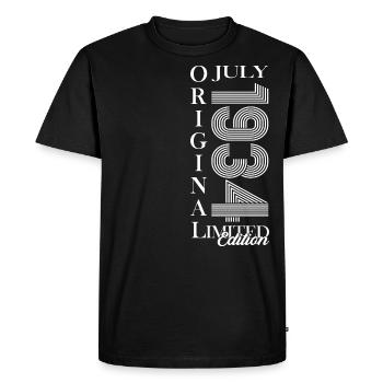 90th Birthday Original July 1934 Born 1934 - Men's Premium Organic T-Shirt - black - Front - Nico (187cm)
