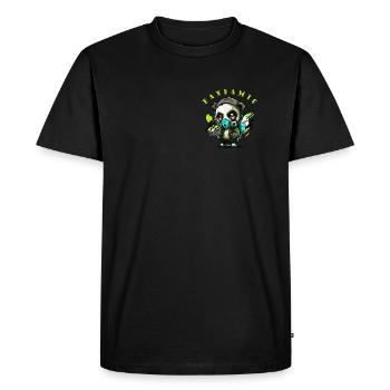 Panda Pandamic Hunter - T-shirt Premium bio Homme - noir - Devant - Nico (187cm)
