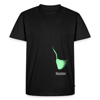 chasseur - T-shirt Premium bio Homme - noir - Devant - Nico (187cm)