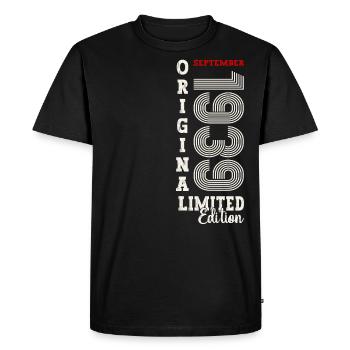 85e anniversaire Légende Septembre 1939 Né 39 - T-shirt Premium bio Homme - noir - Devant - Nico (187cm)