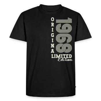 Original vintage 1968 54th birthday gift - Men's Premium Organic T-Shirt - black - Front - Nico (187cm)