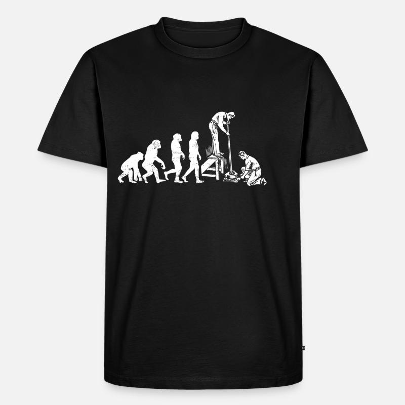 Evolution Glass Blower - Männer Premium Bio T-Shirt - Schwarz