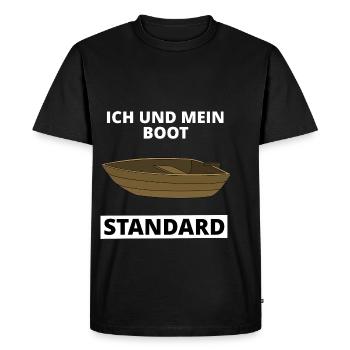 Cadeau bateau standard - T-shirt Premium bio Homme - noir - Devant - Nico (187cm)