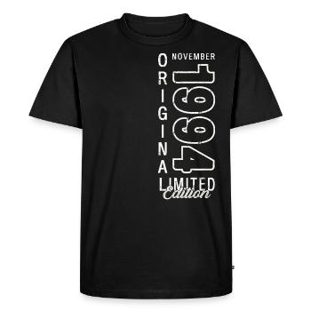 29th Birthday Original November Vintage 1994 - Men's Premium Organic T-Shirt - black - Front - Nico (187cm)