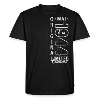 Mai 1944 Millésime 1944 Anniversaire 1944 Légende 44 - T-shirt Premium bio Homme - noir - Devant - Nico (187cm)