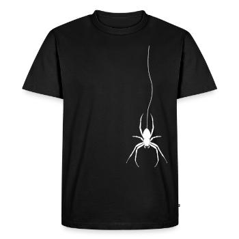 Shirt d'araignée de Halloween - T-shirt Premium bio Homme - noir - Devant - Nico (187cm)