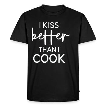 Gastronomie cuisine cadeau maman cuisine restaurant - T-shirt Premium bio Homme - noir - Devant - Nico (187cm)