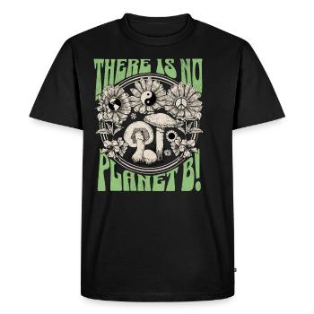 Il n’y a pas de Jour de la Terre de la planète B - T-shirt Premium bio Homme - noir - Devant - Nico (187cm)