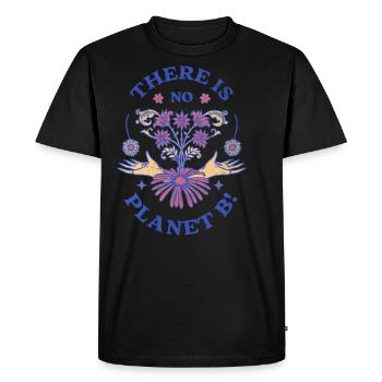 Il n’y a pas de Jour de la Terre de la planète B - T-shirt Premium bio Homme - noir - Devant - Nico (187cm)