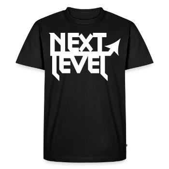 next level w - Men's Premium Organic T-Shirt - black - Front - Nico (187cm)